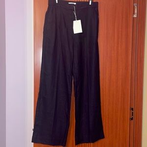 COS wide leg linen tailored pants